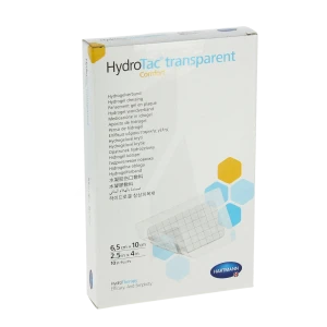 Hydrotac Transparent Comfort Pans Gel Adhésif 6,5x10cm B/ 10