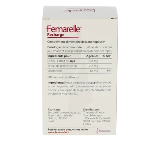 Femarelle Recharge - Régulation De L'activité Hormonale à La Ménopause - 56 Gélules