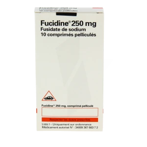 Fucidine 250 Mg, Comprimé Pelliculé