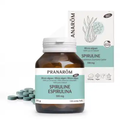 Pranarôm Spiruline Comprimés Bio B/150 à TRUCHTERSHEIM