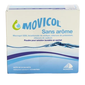 Movicol Sans Arome, Poudre Pour Solution Buvable En Sachet