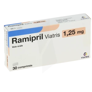 Ramipril Viatris 1,25 Mg, Comprimé