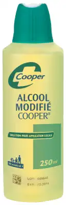 Alcool Modifie Cooper Solution Pour Application Cutanée Fl/250ml à Lacanau