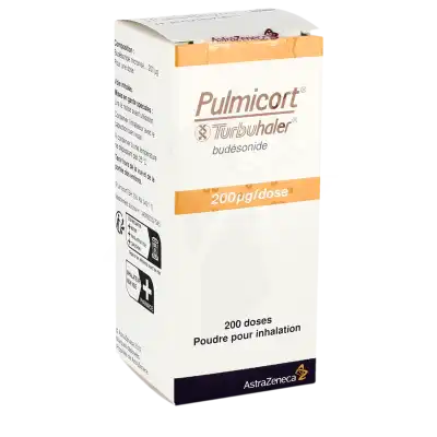 Pulmicort Turbuhaler 200 Microgrammes/dose, Poudre Pour Inhalation à Ris-Orangis