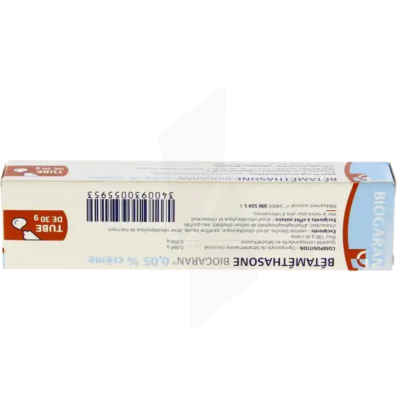 Betamethasone Biogaran 0,05 %, Crème