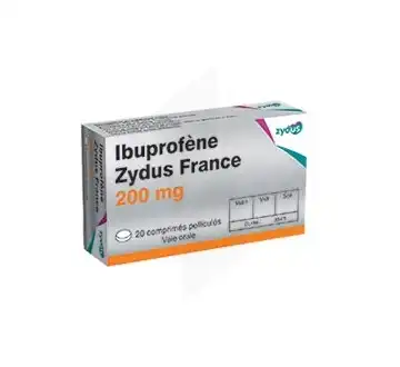 Ibuprofene Zydus 200 Mg, Comprimé Enrobé à Cazouls-lès-Béziers