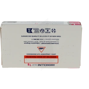 Amoxicilline Bgr 1 G, Comprimé Dispersible