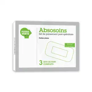 Absosoins Sets Pansement Post-op Petites Plaies  Boîte De 3 à VOGÜÉ