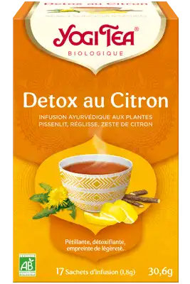 Yogi Tea Tisane Ayurvédique Citron Détox Bio 17 Sachets/1,8g à Aubervilliers