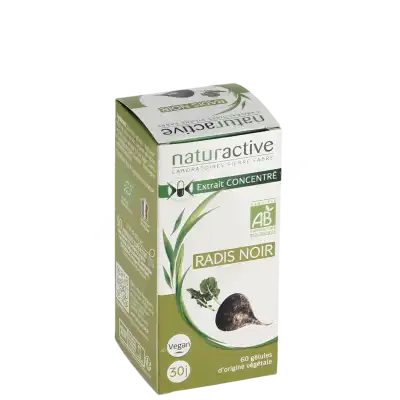 Naturactive Phytotherapie Radis Noir Bio Gél Pilulier/60 à Saint-Priest