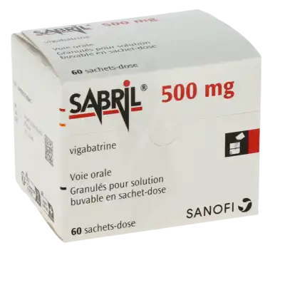 SABRIL 500 mg, granulés pour solution buvable en sachet-dose