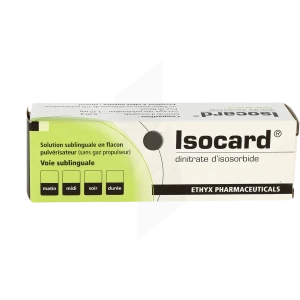 Isocard, Solution Sublinguale En Flacon Pulvérisateur