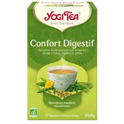 Yogi Tea Tisane Ayurvédique Confort Digestif Bio 17 Sachets à Belfort