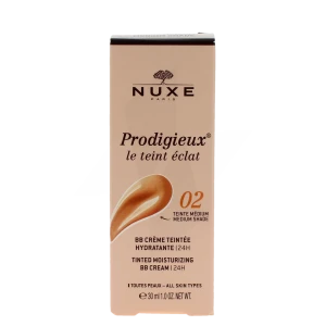 Nuxe Prodigieuse Le Teint Eclat Crème Bb Hydratante 24h Medium Tube De 30 Ml