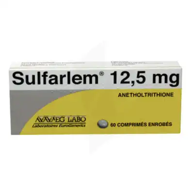 Sulfarlem 12,5 Mg, Comprimé Enrobé à ANDERNOS-LES-BAINS