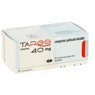 Tareg 40 Mg, Comprimé Pelliculé Sécable à Paris