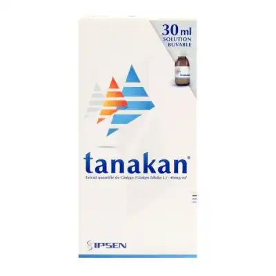 Tanakan 40 Mg/ml, Solution Buvable Fl/30ml à Paris