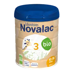 Acheter Novalac 3 Bio Lait en poudre B/800g à CLERMONT-FERRAND