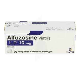 Alfuzosine Viatris L.p. 10 Mg, Comprimé à Libération Prolongée
