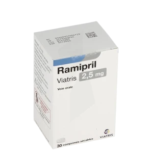 Ramipril Viatris 2,5 Mg, Comprimé Sécable