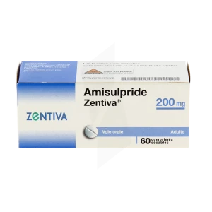 Amisulpride Zentiva 200 Mg, Comprimé Sécable