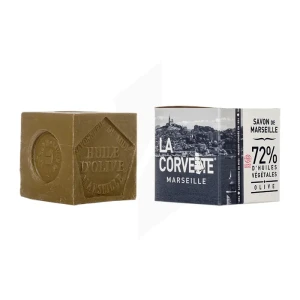 La Corvette Savon Cube De Marseille Olive Film/200g