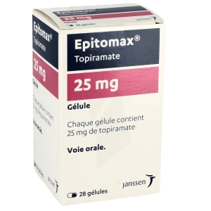 Epitomax 25 Mg, Gélule