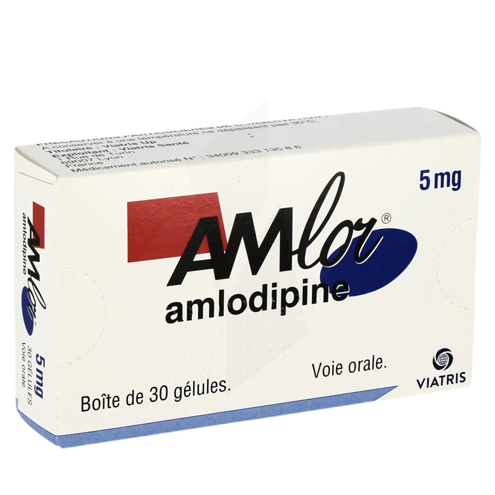 Amlor 5 Mg, Gélule