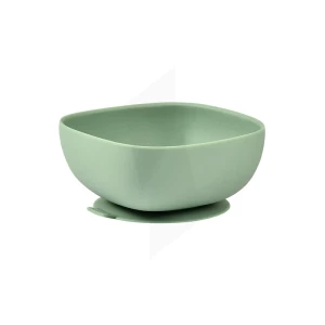 Beaba Bol Ventouse Silicone Sage Green