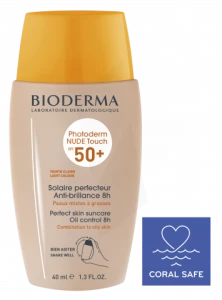 Bioderma Photoderm Nude Touch Spf50+ Crème Teinté Dorée Fl/40ml