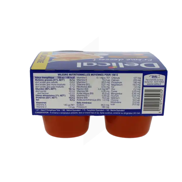 Delical Cr Dess Ss Lact Nutrim Caramel 4/200g