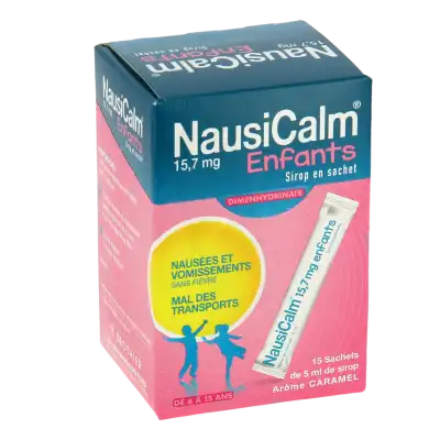 NAUSICALM 15,7 mg Sirop en sachet 15Sach/5ml