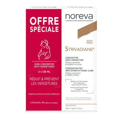 Noreva Strivadiane Crème Anti-vergetures 2T/125ml