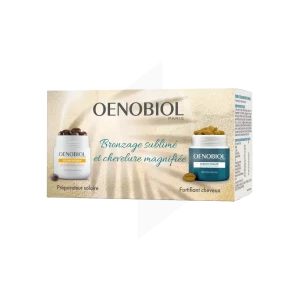 Oenobiol Solaire Intensif Caps Peau Normale Pot/30 + Capillaire Duo