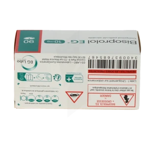 Bisoprolol Eg 10 Mg, Comprimé Pelliculé Sécable