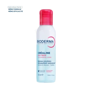Bioderma Créaline H2o Yeux Démaquillant Biphase Waterproof Paupière Et Cil 125ml