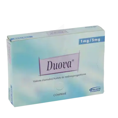 DUOVA 1 mg/5 mg, comprimé