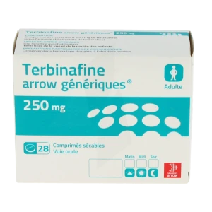 Terbinafine Arrow Generiques 250 Mg, Comprimé Sécable