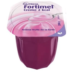 Fortimel Crème 2 Kcal Nutriment Fruits De La Forêt 4 Coupelles/200g