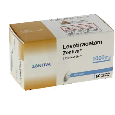 Levetiracetam Zentiva 1000 Mg, Comprimé Pelliculé à Bordeaux