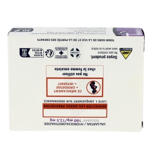 Valsartan Hydrochlorothiazide Biogaran 160 Mg/12,5 Mg, Comprimé Pelliculé