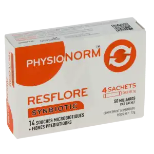 Immubio Physionorm Resflore Poudre 4 Sachets/3g à Pessac
