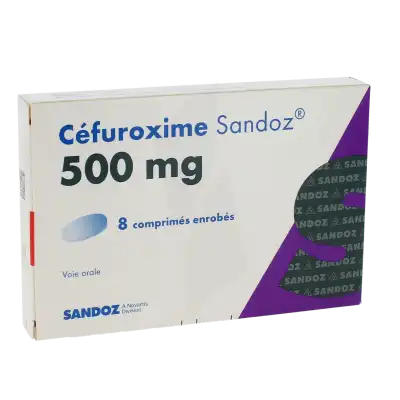 Cefuroxime Sandoz 500 Mg, Comprimé Enrobé à Clermont-Ferrand