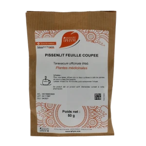 Iphym Santé Pissenlit Plantes En Vrac Entières Et Coupées 50g
