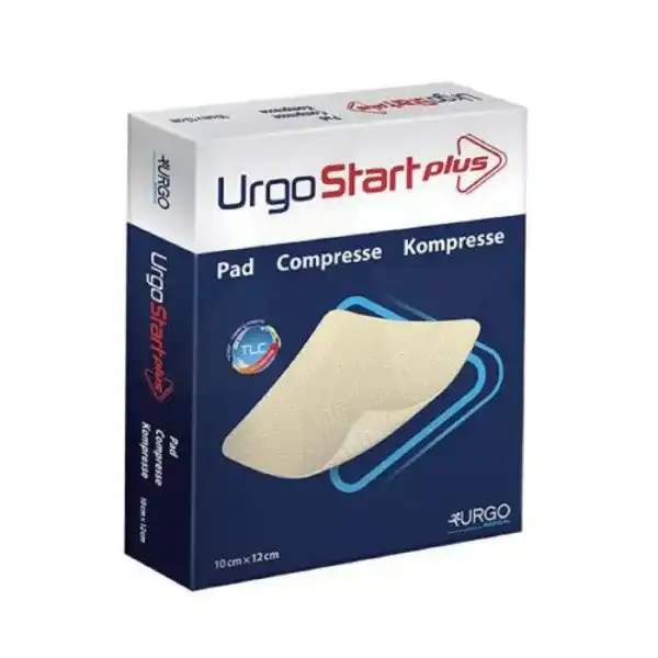 Urgostart Plus Compresse Pans Hydrocellulaire AdhÉsif 13x12cm B/16