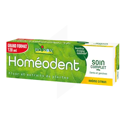 Boiron Homéodent Soin Complet Dentifrice Citron T/120ml à VALENCE