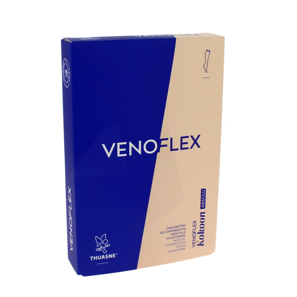 Venoflex Kokoon Absolu 3 Chaussette Femme Noir Taille 2n