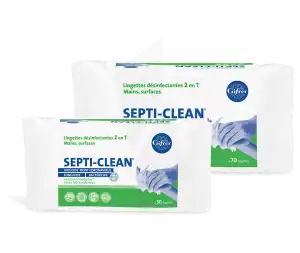 Septi-clean Lingette DÉsinfectante Paquet/70 à Saint-Jory