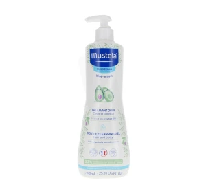 Mustela Bebe Enfant Gel Lavant Doux Avocat Bio Fl Pompe/750ml