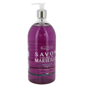 Beauterra - Savon De Marseille Liquide - Lavande 1l